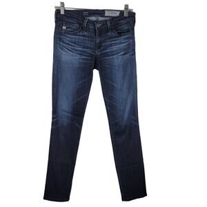 Adriano Goldschmied  Medium Wash Whiskering The Stilt Skinny Jeans 24R